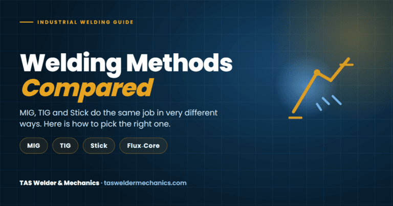 Types of Welding Explained: MIG vs TIG vs Stick vs Flux-Cored
